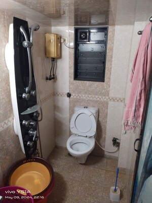 Bathroom in 1 BHK Apartment at Shri Gangotri Apartment, Dombivli West – for Rent