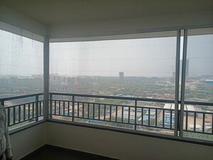 Balcony in 3 BHK Apartment at ASBL Spire, Kokapet – for Rent