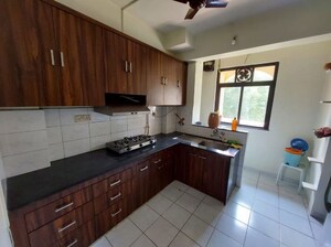 Kitchen in 1 BHK Apartment at Hiranandani Estate, Ghodbunder Road – for Rent