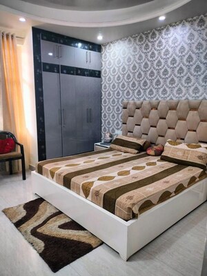 Bedroom in 2 BHK Builder Floor at Heritage Homes, Sector 9 – for Rent