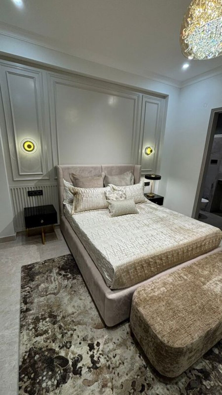 Bedroom, ambala highway 3 Bedroom 200 Sq.Yd. Apartment In Ambala Highway Zirakpur 10168915