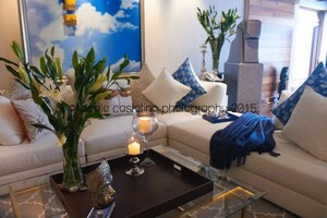 Living Room in 2 BHK Apartment at 71 Las Palmas, Malabar Hill – for Rent