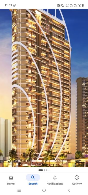 3 BHK + Pooja Room,Servant Room,Study Room 2510 Sq.Ft. Apartment in Dasnac Burj