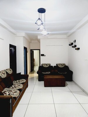 Living Room in 2.5 BHK Apartment at Prestige Lakeside Habitat, Varthur – for Rent