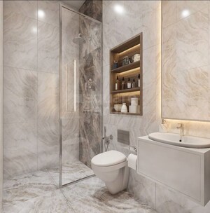 Bathroom in 1 BHK Apartment at Enso Sanza, Kandivali East – for Sale