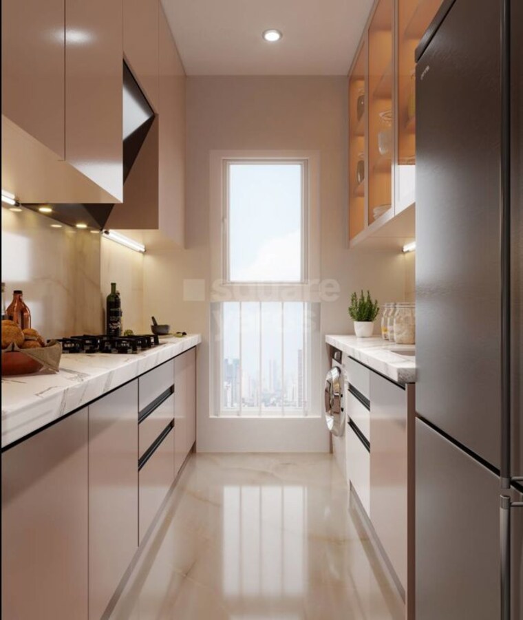 Kitchen, enso-sanza 1 Bedroom 380 Sq.Ft. Apartment In Kandivali East Mumbai 10169115