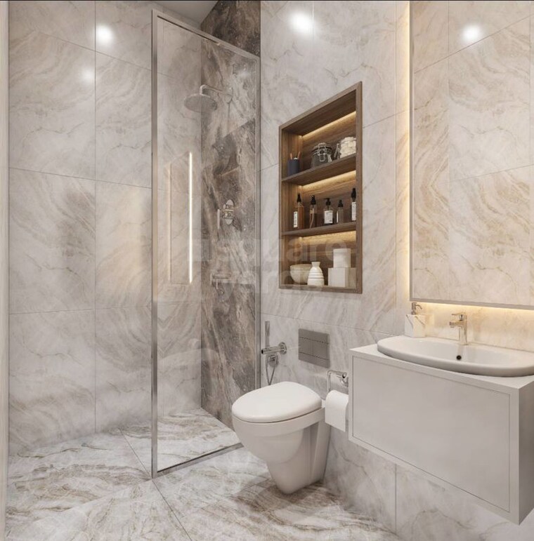 Bathroom, enso-sanza 1 Bedroom 390 Sq.Ft. Apartment In Kandivali East Mumbai 10169123