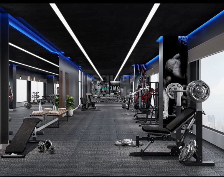 Gym, enso-sanza 1 Bedroom 390 Sq.Ft. Apartment In Kandivali East Mumbai 10169123