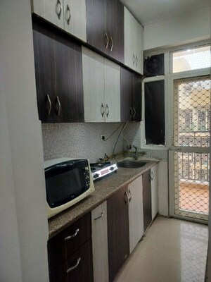 Kitchen in 2 BHK Apartment at Spring Meadows, Tech Zone 4 Greater Noida – for Rent