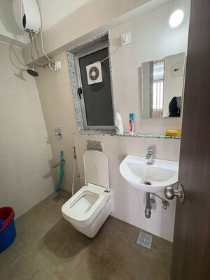 Bathroom in 1 BHK Apartment at Naman Premier, Andheri East – for Rent
