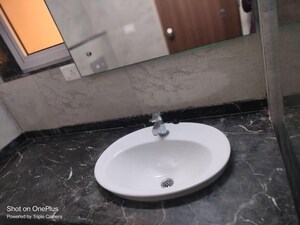 Bathroom in 2 BHK Apartment at LnT Realty Crescent Bay, Parel – for Rent