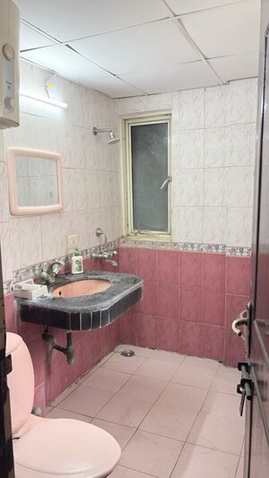 Bathroom in 3 BHK Apartment at SKR New Friends Society, Masuri – for Rent