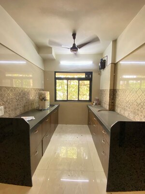 Kitchen in 1 BHK Apartment at Lokpuram CHS, Vasant Vihar – for Rent