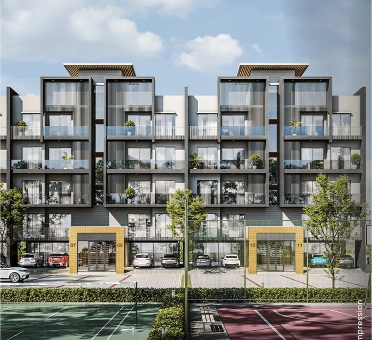 Exterior View, m3m-soulitude 3.5 Bedroom 1620 Sq.Ft. Builder Floor In Sector 89 Gurgaon 10169342