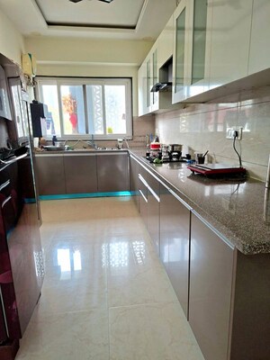 Kitchen in 3 BHK Builder Floor at Vipul World Floors, Sector 48 – for Rent