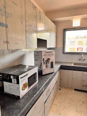 Kitchen in 1 BHK Builder Floor at Kohli One Malibu Town, Sector 47 – for Rent