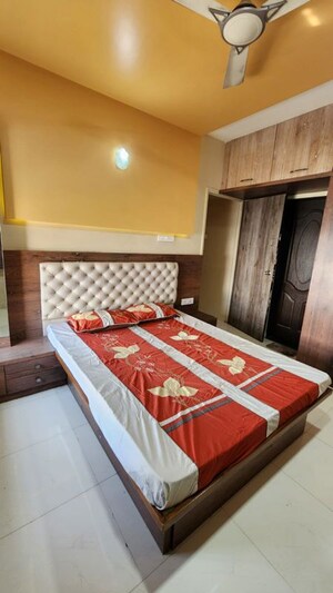 Bedroom in 2 BHK Apartment at Gulmohar City, Kharadi – for Rent