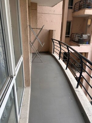 Balcony in 3 BHK Apartment at Unitech Escape, Sector 50 – for Rent