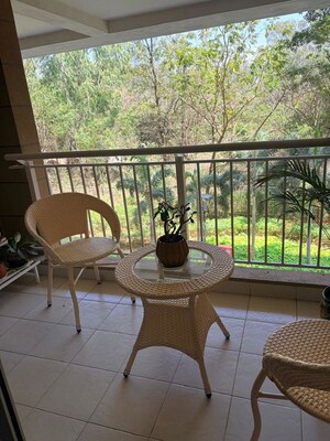 Balcony in 3 BHK Apartment at Mantri Webcity, Hennur – for Sale