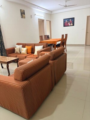 Living Room in 3 BHK Apartment at Mantri Webcity, Hennur – for Sale