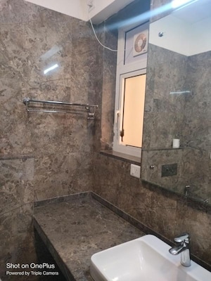 Bathroom in 2 BHK Apartment at LnT Realty Crescent Bay, Parel – for Rent