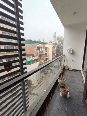 Balcony in 3 BHK Builder Floor at Greater Kailash – for Sale