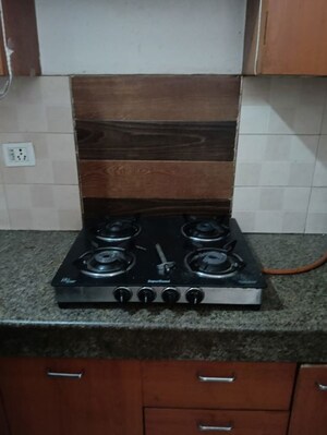 Kitchen in 1.5 BHK Builder Floor at Subhash Nagar – for Rent