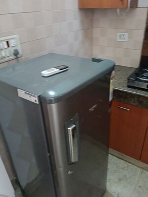 Kitchen in 1.5 BHK Builder Floor at Subhash Nagar – for Rent