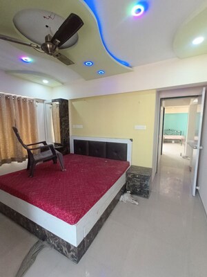 Bedroom in 2 BHK Apartment at Raj Heramba Venkatesh Imperia, Tathawade – for Rent