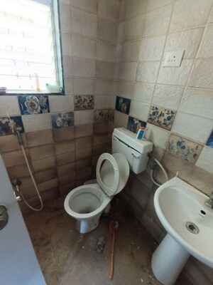 Bathroom in 2 BHK Apartment at Raj Heramba Venkatesh Imperia, Tathawade – for Rent