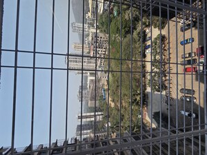 Balcony in 3 BHK Apartment at Royal Palms Garden View, Goregaon East – for Rent