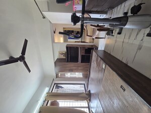 Staircase in 3 BHK Apartment at Royal Palms Garden View, Goregaon East – for Rent