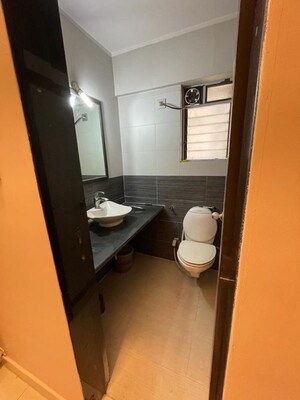 Bathroom in 3 BHK Apartment at Ajmera Himalayan Heights, Wadala – for Rent