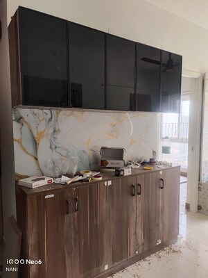 Kitchen in 3 BHK Apartment at Brigade El Dorado, Bagaluru – for Rent