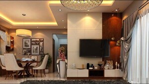 Living Room in 3 BHK Apartment at Prestige Gulmohar, Horamavu – for Rent