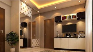 Living Room in 3 BHK Apartment at Prestige Gulmohar, Horamavu – for Rent