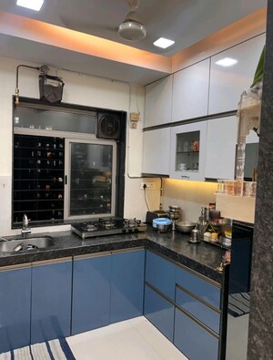 Kitchen in 2 BHK Apartment at Runwal Eirene, Balkum Pada – for Rent