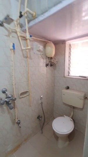 Bathroom in 1.5 BHK Apartment at Sahar CHS, Andheri East – for Rent