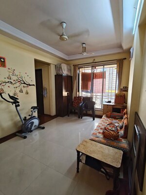 Living Room in 2 BHK Apartment at Sunder Lane, Malad West – for Rent