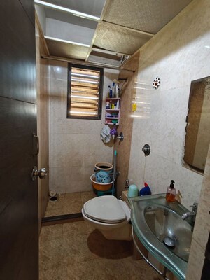 Bathroom in 1 BHK Apartment at Arkade Jayshree, Malad West – for Rent
