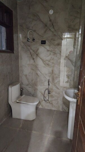 Bathroom in 3 BHK Builder Floor at Rakesh Marg – for Sale