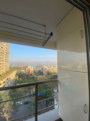 Balcony in 3 BHK Apartment at Balaji Niwas CHS, Seawoods – for Sale