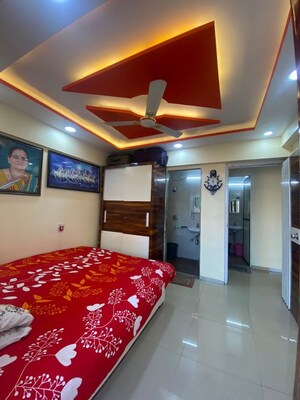 Bedroom in 3 BHK Apartment at Balaji Niwas CHS, Seawoods – for Sale