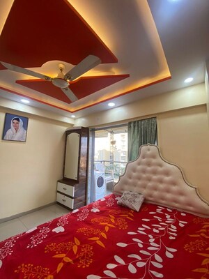 Bedroom in 3 BHK Apartment at Balaji Niwas CHS, Seawoods – for Sale