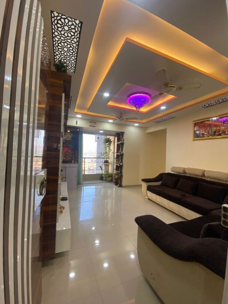 Living Room, balaji-niwas-chs 3 Bedroom 1695 Sq.Ft. Apartment In Seawoods Navi Mumbai 10169571