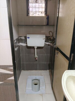 Bathroom in 1 BHK Apartment at Airoli Sector 9f – for Rent