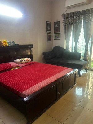 Bedroom in 3.5 BHK Apartment at Gaur Sportswood, Sector 79 – for Rent