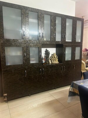 Living Room in 3.5 BHK Apartment at Gaur Sportswood, Sector 79 – for Rent