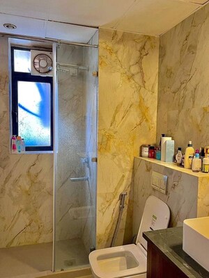 Bathroom in 3.5 BHK Apartment at Unitech Uniworld Gardens, Sector 47 – for Rent