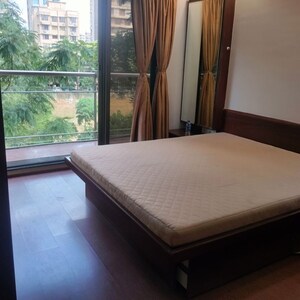 Bedroom in 2.5 BHK Apartment at Juhu Trishul, Juhu – for Rent